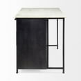 thumbnail image 3 of Mercana Fieri 4 Drawer Kitchen Island in Black and White, 3 of 6