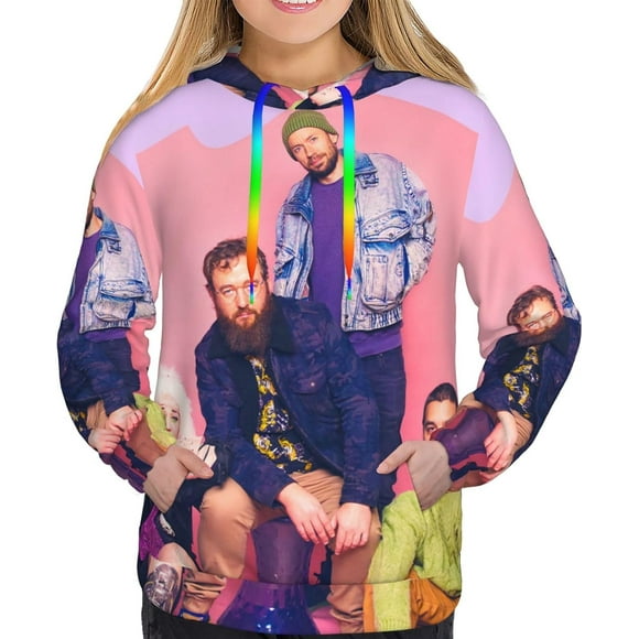 Hiatus Music Kaiyote Women'S Hoodies Long Sleeve Sweatshirt Drawstring Print Pullover Sweatshirt With Pocket