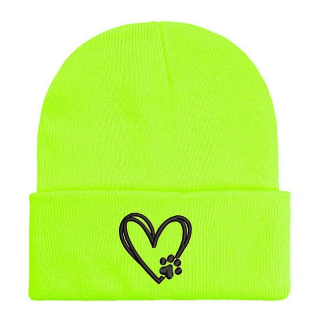 RXMEKW Sun Hats for Men, Claw Imprint Embroidered Knit Cap