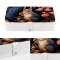 thumbnail image 4 of Squirrel PU Leather Jewelry Box Display Case with Removable Compartment and Bracelet Holder - Portable Storage Container, 4 of 6