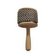 thumbnail image 1 of Wooden Cabasa Percussion Instrument Metal Beaded Chain And Cylindrical Hand For Classroom Band Toys, 1 of 3