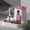pink, variant on Gray 2-in-1 Pet Feeder and Water Dispenser, Automatic Gravity Food Water Bowl for Small Medium Dogs Cats