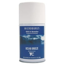 Rubbermaid Commercial Microburst 9000 Air Freshener Refill Ocean Breeze 5.3oz Aerosol 4/Carton