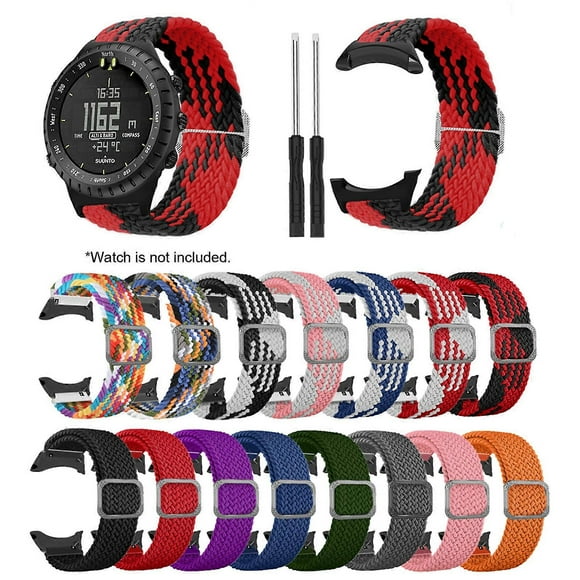 Stretch woven nylon strap
