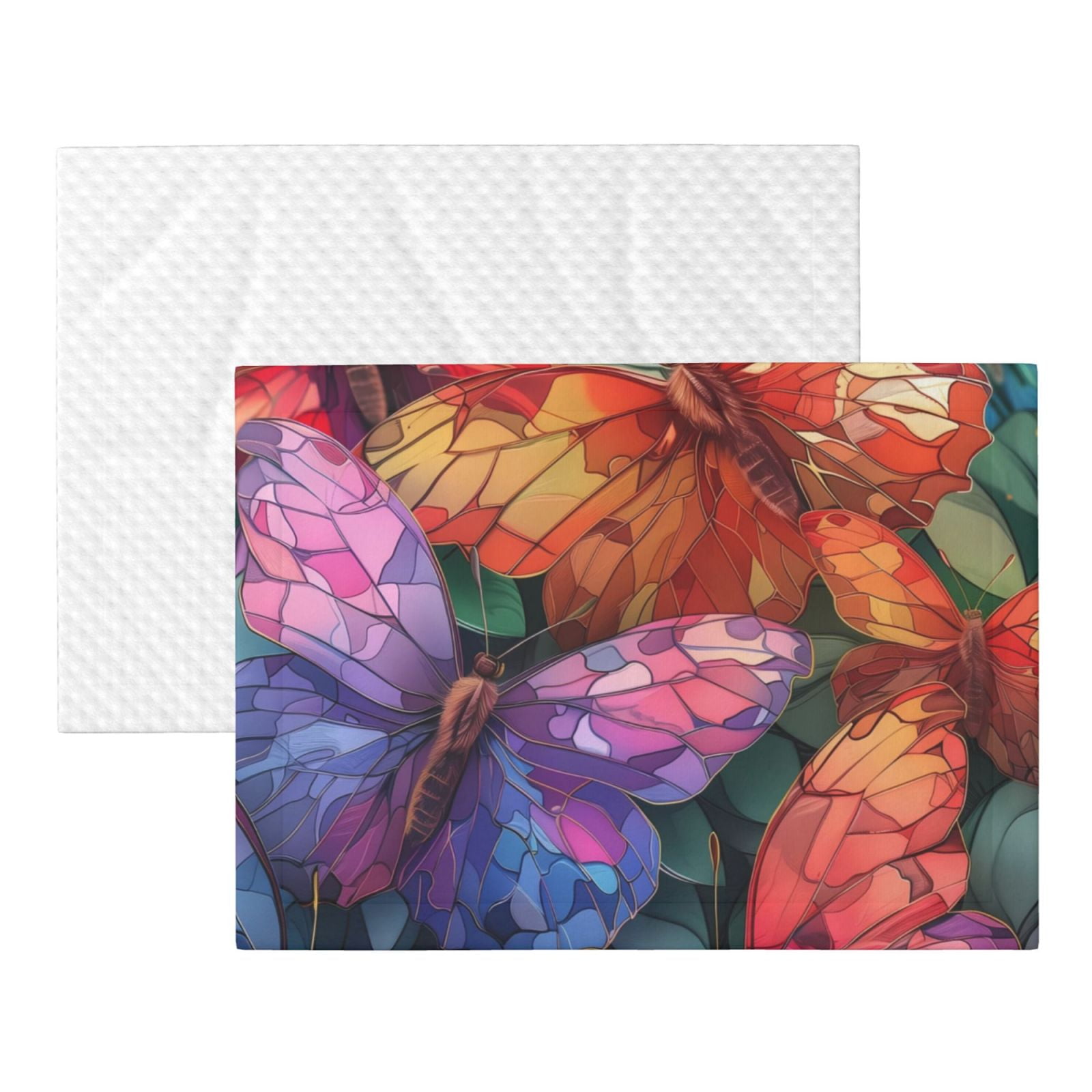 Naloa Colorful Butterfly Cluster Dog Blanket, 3 Sizes Cat Blanket for Indoor Cats Large Medium Small Dog Gifts-Medium