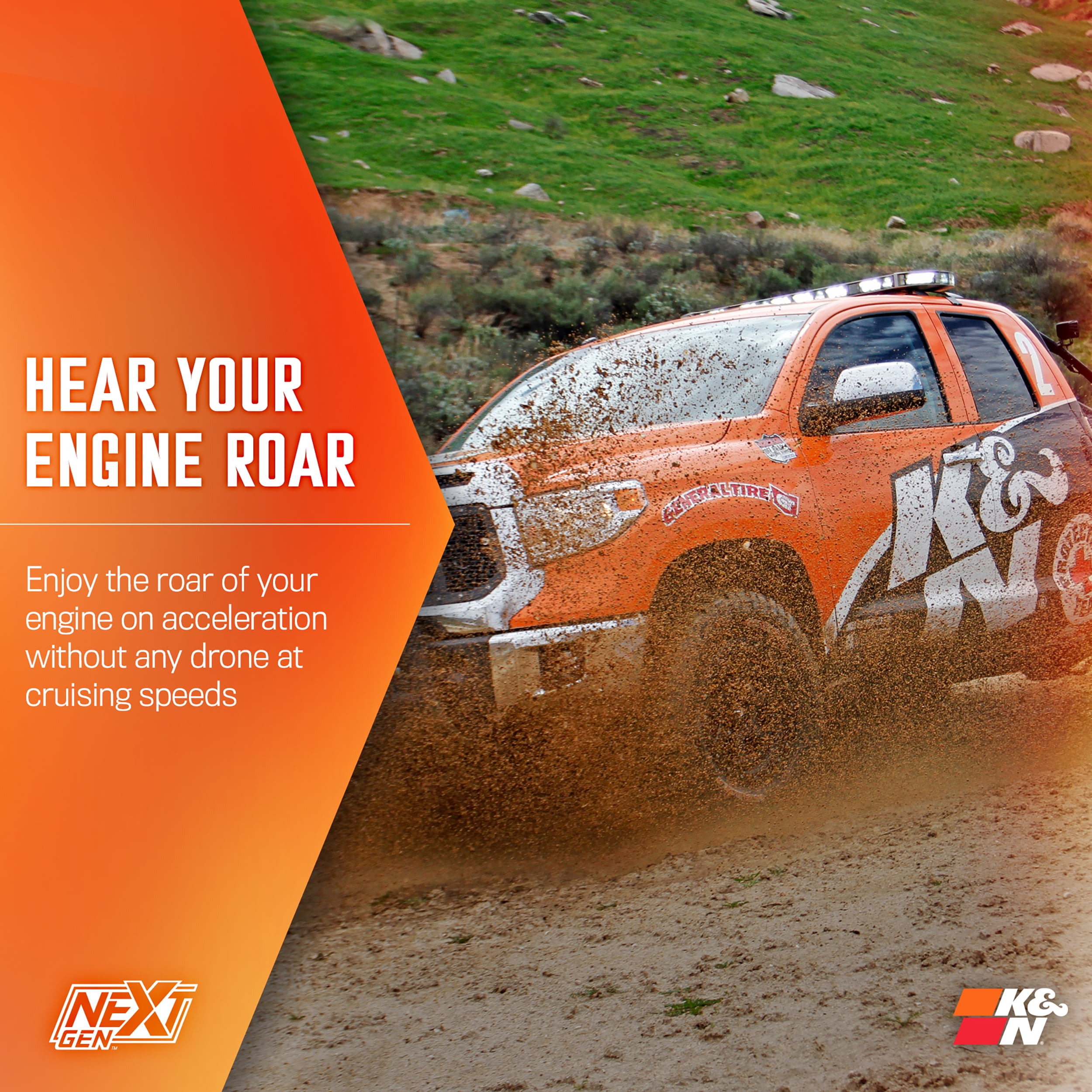 K&N Performance NextGen Cold Air Intake System: Easy Installation, Engineered to Maximize Airflow, Boost Horsepower & Torque, 50-9036
