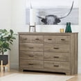 thumbnail image 1 of South Shore Versa 8-Drawer Dresser for Adult, in Weathered Oak, 1 of 11