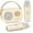 beige, variant on Mini Karaoke Machine for Kids&Adults,Portable Bluetooth Speaker with 2 Wireless Microphones and Stereo Sound Enhanced Bass,Gifts for Girls 6 7 8 9 10 11 12 Years Old Home Party Birthday(Pink)