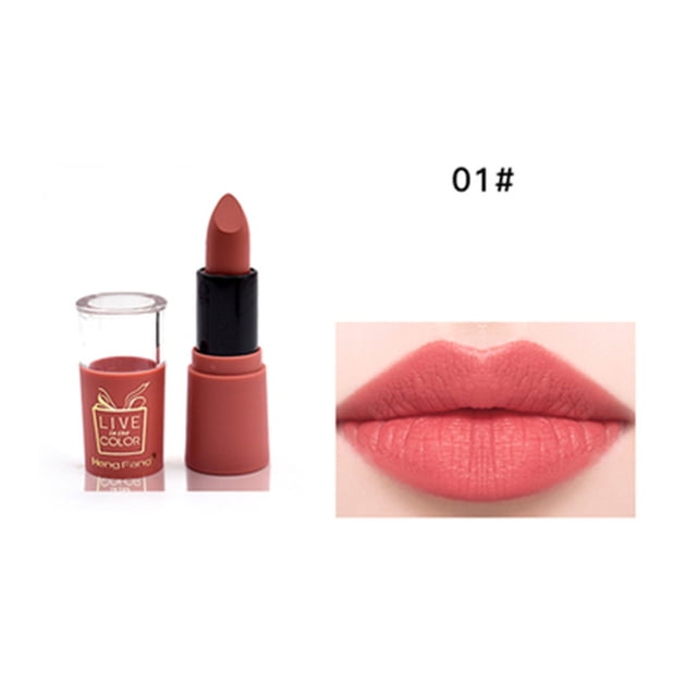 FcBaudy Rouge à Lèvres pour Femmes, Encre à Lèvres, Brillant à Lèvres Rouge à Lèvres Mat Longue Tenue Non Colorant Rouge à Lèvres Velours Mat Rouge à Lèvres Rouge à Lèvres