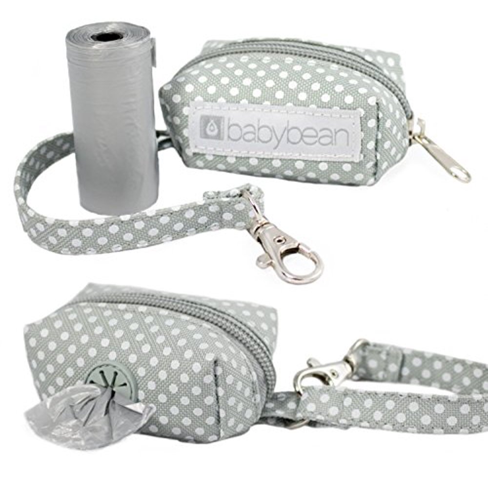 Baby Diaper Bag Dispenser, Includes Roll of Unscented Disposable Refill