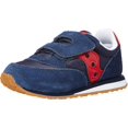 thumbnail image 1 of Saucony Boy's Baby Jazz Hook & Loop Sneaker, Navy RED, 5.5 Wide Toddler, 1 of 3