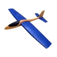 thumbnail image 2 of Avión de juguete para lanzar planeador, juguete volador para niños, máquina voladora de espuma ligera, avión de lanzamiento manual para niños y niñas naranja azul, 2 of 8