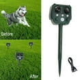 KeesonKimi Ultrasonic Animal Repellent Outdoor Deterrent Devices Solar