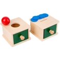 thumbnail image 3 of ER Caja de bolas de madera juguetes Montessori juguetes coordinación mano-ojo B Excelente Rendimiento, 3 of 3