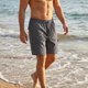 thumbnail image 5 of Ceisia Men's Linen-Like Casual Cargo Shorts with Elastic Drawstring Waist & Multi-Pocket Gifts, 5 of 9