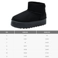 thumbnail image 5 of Alpine Swiss Brynn Womens Ultra Mini Platform Boots Faux Fur Warm Winter Short Ankle Booties, 5 of 7