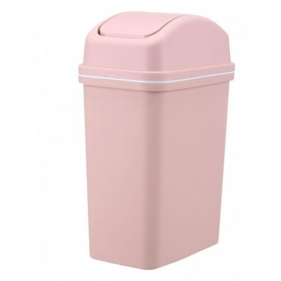 Trash Can Modern Swing Lid Trash Bin Trash Can Waste Can With Top Lid for Multiple Setting