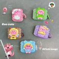 thumbnail image 2 of Bonita funda para auriculares con dibujos animados en 3D de castor para AirPods 1, 2 y 3, con llavero, suave funda protectora inalámbrica con Bluetooth para AirPods Pro 2, 2 of 5