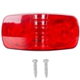 thumbnail image 6 of Kojem 5X Trailer Marker LED Light Double Bullseye 10 Diodes Clearance Light Red, 6 of 7