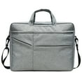 thumbnail image 1 of TFixol Laptop Storage Bag Waterproof Cloth Large Capacity Plush Lining Easy to Carry Wear - resistant Multilayer Protection Grey 14in, 1 of 6