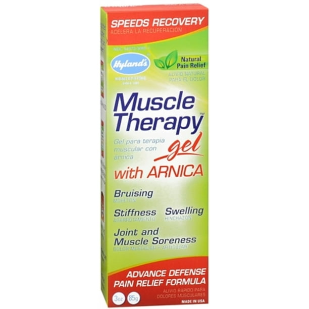 Hyland's Muscle Therapy Gel With Arnica 3 oz (Pack of 2)