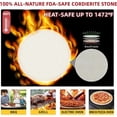 thumbnail image 4 of 5 round pizza stone sets, 13 'Pizza stone for the oven and pizza peel (oak), 4 of 5