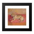 thumbnail image 2 of Zygmunt Waliszewski 13x12 Black Modern Framed Museum Art Print Titled - Lying Dog (1913-1914), 2 of 5