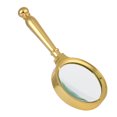 thumbnail image 1 of Handheld Sturdy Magnifying Glass, Watch Repairing Magnifier, For Antiques Stamps Golden, 1 of 8