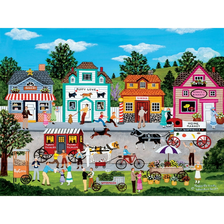 Ceaco - Jane Wooster Scott - Happy Go Lucky - 300 Piece Jigsaw