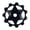 11T Black, variant on Quiet Roller Rear Derailleur Guide Mountain Bike Accurate Speed Control