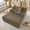 Brown, variant on Leumius Chaise Lounge Chair Indoor,Oversized Corduroy Upholstered Boneless Sofa Bed, Modern Deep Seat Sofa with Back Cushion, Pillows, Cozy Sleeper Couch for Living Room, No Assembly Required,Black