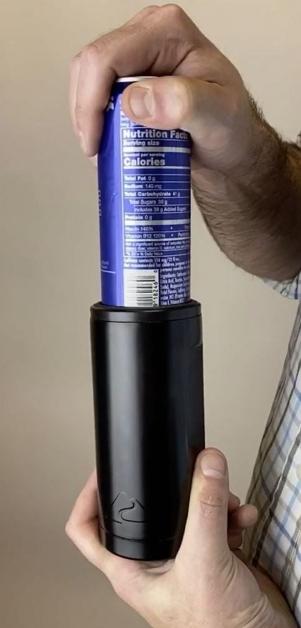 Ozark Trail Insulated Stainless Steel 12-Ounce Slim Can Drink Sleeve, Black