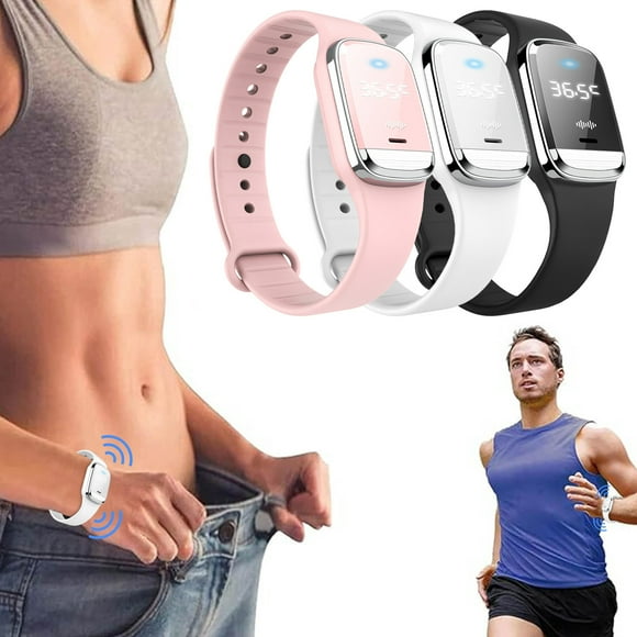 Deals! Gspmoly Vitamin Supplements, Ultrasound Fitness Bracelet Sports Wristbands Slender Figure Bracelet Electronic Wristbands with Clock and Temperature Monitoring Usb Rechargeable Protein Powder