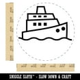 thumbnail image 2 of Cruise Ship Yacht Travel Boat Self-Inking Rubber Stamp Ink Stamper - Black Ink - Large 1-1/2 Inch, 2 of 7