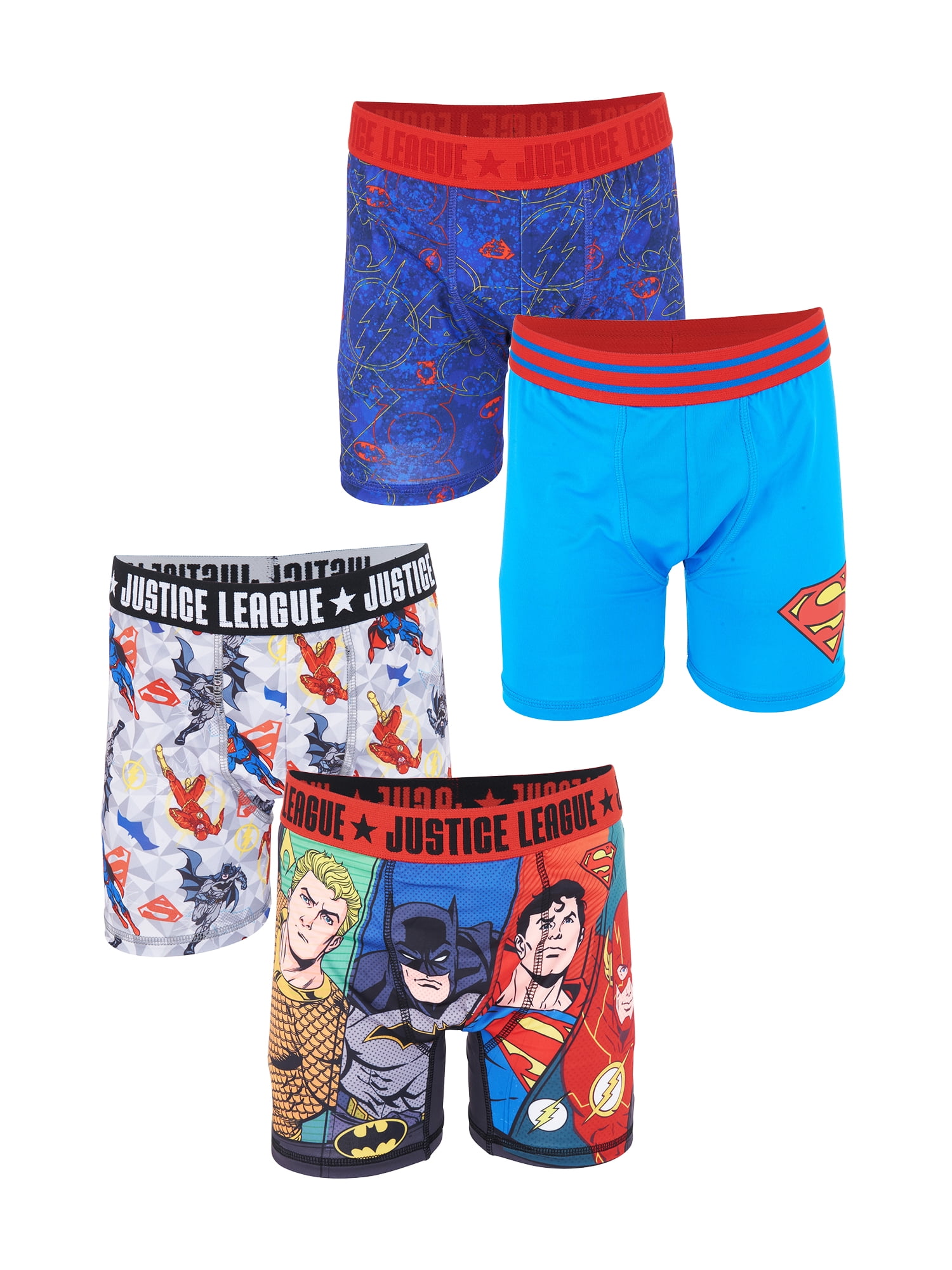 Chill Boys Fun Underwear Boxer Briefs 4-Pack
