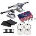thumbnail image 2 of Cal 7 Skateboard Package Combo with 5.25 inch Silver Trucks, 52mm 99A Wheels, Complete Set of Bearings and Steel Hardware (Notorious), 2 of 4