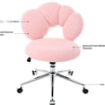 thumbnail image 6 of Teddy Fabric - 360° Swivel & Height Adjustable - Home Office & Bedroom - Relieve Body Fatigue, 6 of 6