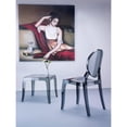 thumbnail image 2 of Siesta Elizabeth Chaises de Salle à Manger en Polycarbonate, Noir Transparent (Ensemble de 2), 2 of 14