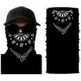 thumbnail image 1 of Bandana Noir Visage Partiellement Paisley Cagoule Cou Extérieur Masque, 1 of 6