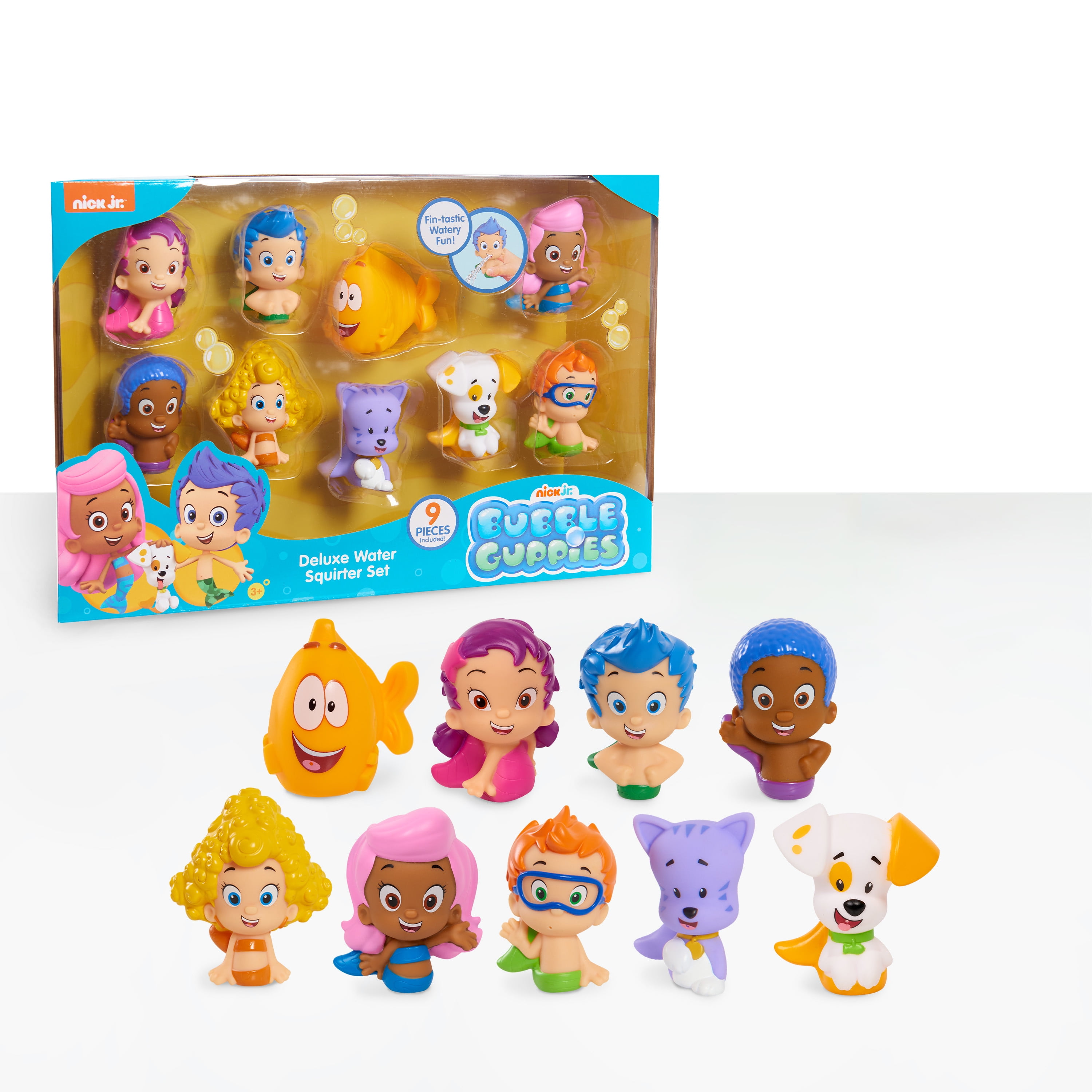 Bubble Guppies Deluxe Bath Toy Set, Includes Molly, Gil, Deema, , and Bubble Puppy Water Toys, Kids Toys for Ages 3 Up, Gifts and Presents - Bubble Guppies Deluxe Bath Toy Set, Includes Molly, Gil, Deema, , and Bubble Puppy Water Toys, Kids Toys for Ages 3 Up, Gifts and Presents -