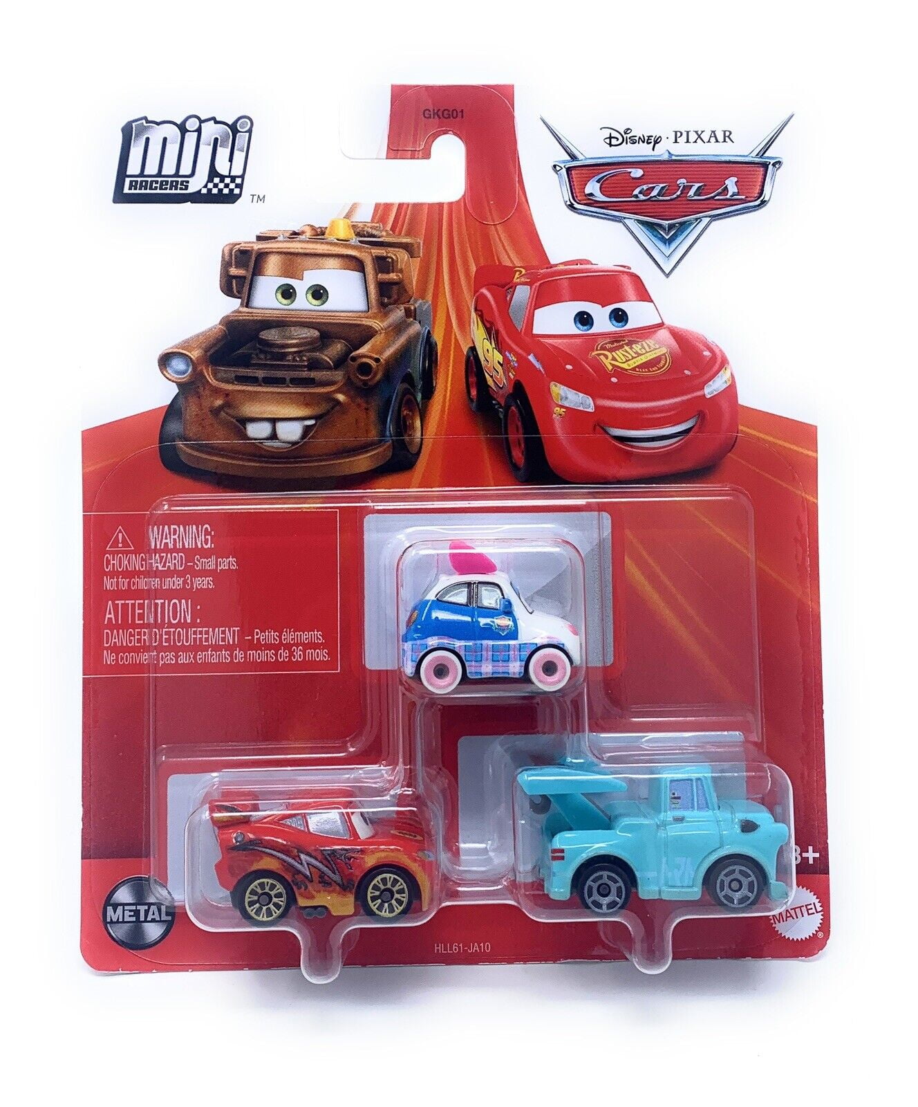 DISNEY PIXAR CARS 3PK MINI RACERS:SUKI, DRAGON LIGHTNING MCQUEEN, TOKYO ...