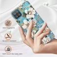 thumbnail image 2 of Allytech Samsung Galaxy A12 Case, Galaxy A12 5G Case, Flower Series Crystal Clear Back Cover Flexible TPU Silicone Shockproof Drop Proof Anti-yellow Protection Case Cover for Galaxy A12, White Flower, 2 of 5