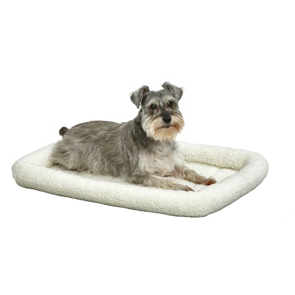 Midwest Homes For Pets / QuietTime Fleece, Filled Bolstered Bed/ Fits 30-inch Crate/ Model-40230