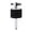 Silver, variant on LAZIOEGR Black Cymbal Stacker Attachment Aluminum Alloy Felt Pad for Drum Sets Expandable Boom Arm Holder Extension, 4.72 Inches / 12 cm Length, Percussion Replacement Part