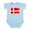 Sky Blue, variant on CafePress - Rodgrod Med Flode Infant Bodysuit - Baby Light Bodysuit, Size Newborn - 24 Months