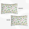 thumbnail image 3 of Haiem Pillowcase for Hair and Skin Queen - Frog Wear Chef Hat Printed Soft Pillowcase with Envelope Closure-20"x30", 3 of 8