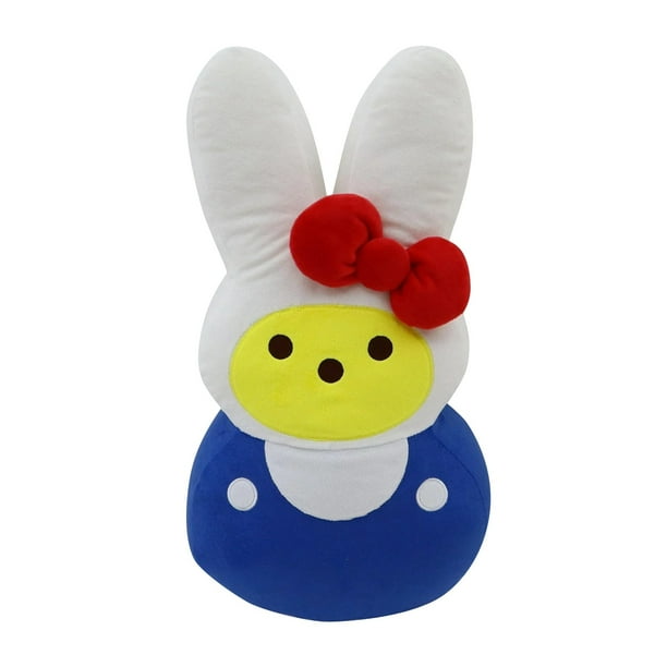 Peeps Hello Kitty Sanrio de peluche y juguetes de conejo de Pascua de animal de peluche 45cm, Conejos de Pascua decorativos, juguetes para rellenar cestas de Pascua muñecas. Azul #187