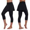 Black, variant on Womens Yoga Pants Casual Skirt Leggings Tennis Sports Fitness Cropped Culottes Sweatpants