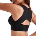 thumbnail image 4 of Womens Wireless Bras Stretch Bras for Women Full Coverage Bralettes Lifting Bra Sports Bras Seamless Bra Everyday Bras Sleep Bras Bras for Women No Underwire Comfort Bras,Black2,XL, 4 of 9