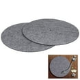 thumbnail image 1 of Homoyoyo 2 Pcs Turntable Mat For Vinyl Records Grey Felt Mat Prevents Debris Buildup For, 1 of 7